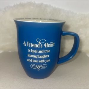 A Friend’s Heart ❤️ Mug - Blue